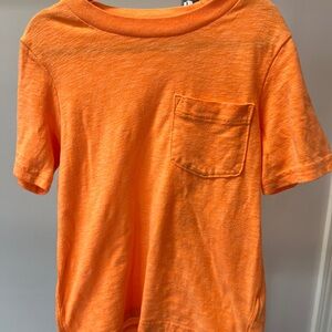 Simple Vibrant Orange Short Sleeve Tee